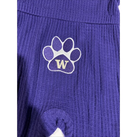 NEW Washington Huskies Colosseum Athletics Waffle Weave Girls Romper 6-12 Mos. - Picture 8 of 11